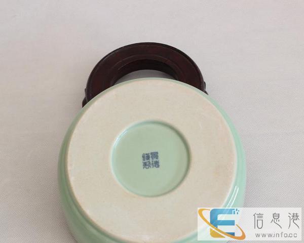 纯手工高档颜色釉水浅 景德镇陶瓷器多肉花盆定做
