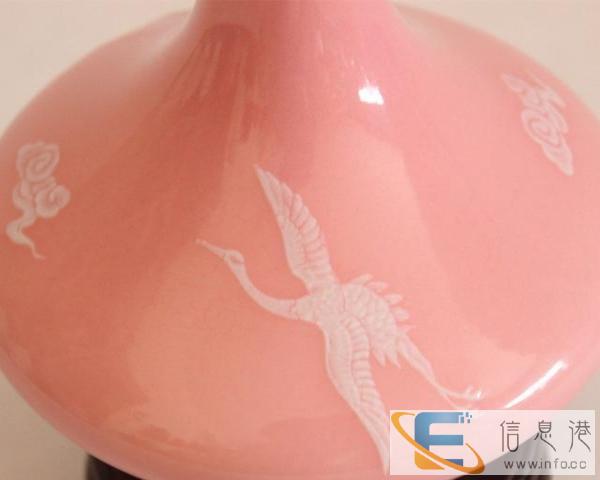 纯手工高档景德镇陶瓷花瓶 花插 仿古陶瓷工艺品
