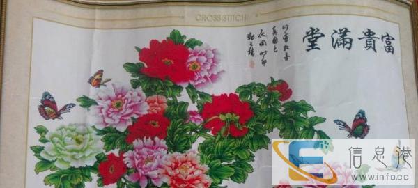 转让两个纯手工十字绣 4米 2米