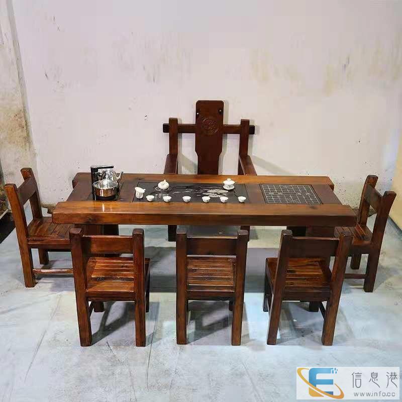 原生态实木茶台棋盘茶桌功夫茶台客厅小茶桌阳台小茶几