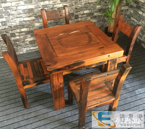 连云港市老船木茶桌椅子仿古茶台实木沙发茶几餐桌办公桌家具案台