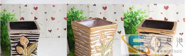 1元烧瓷花盆着急出手，要的速来