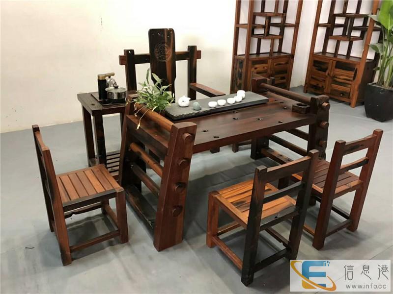 老船木展示柜商品货柜展示柜茶叶柜酒柜书柜办公家具