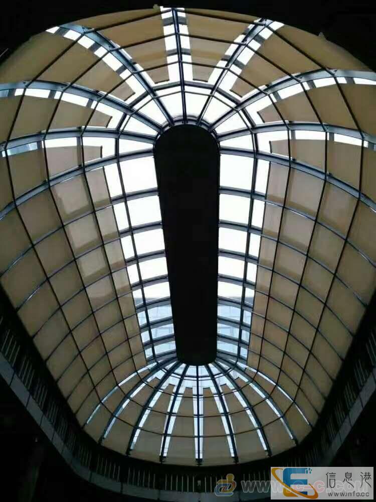 七台河办公楼窗帘定做大厦遮阳卷帘电动窗帘价格