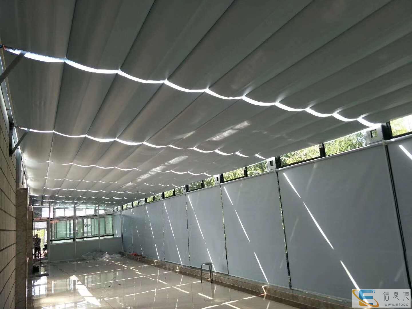 日照办公卷帘电动窗帘办公楼遮阳百叶帘定做