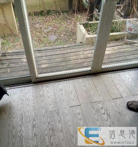 二手进口复合地板，可地暖按装