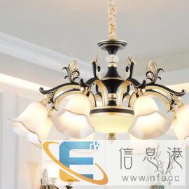 欧式吊灯陶瓷客厅吊灯奢华大气家用卧室餐厅简约水晶灯具简欧吊灯