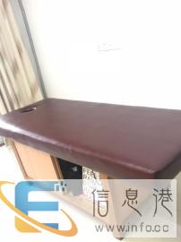 皮质实木美容床两张