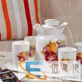 景德镇陶瓷茶杯定做创意广告杯订做陶瓷咖啡杯碟陶瓷杯定做情侣对