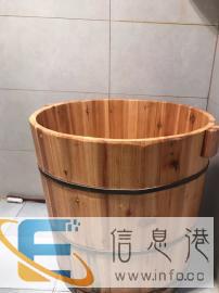 泡澡实心木桶60 60