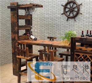 老船木家具阳台老船木茶桌椅组合整装方形实木茶台