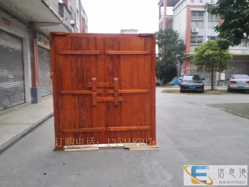 榆木大门仿古门进户门定制别墅大门松木农村庭院门老木门双开门