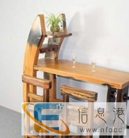 老船木家具茶几实木茶桌龙骨茶桌老船木功夫茶桌椅书桌书柜餐桌餐