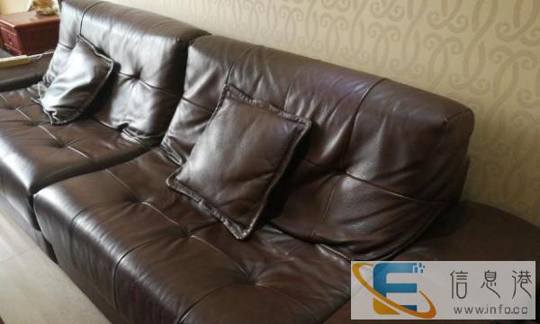 真皮沙发出售