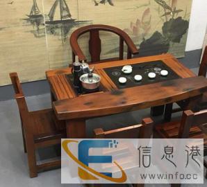 老船木家具古船木茶桌实木茶台茶桌椅组合功夫茶几户外阳台泡茶桌