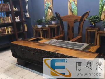 老船木家具茶几实木茶桌龙骨茶桌老船木功夫茶桌椅书桌书柜餐