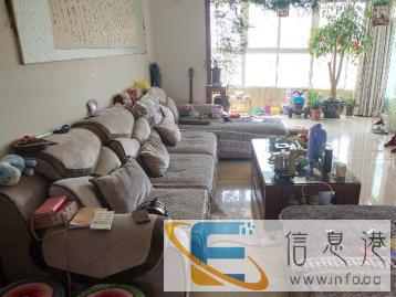 布艺沙发 实木茶几组合