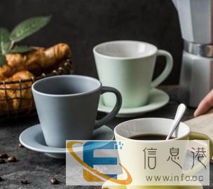 促销礼品杯定制陶瓷对杯礼盒套装陶瓷马克杯定制骨瓷咖啡杯碟订做