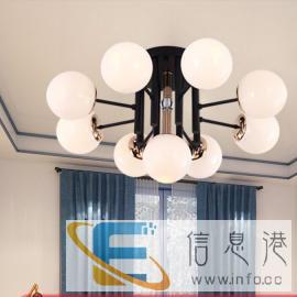 鹰潭新款欧式吊灯简约客厅吊灯创意别墅餐厅卧室现代锌合金灯