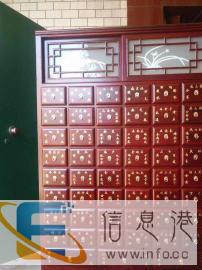 厂家直销实木榫卯中药柜，定做中药柜