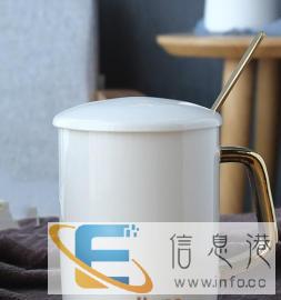 陶瓷马克杯定做广告促销礼品杯定制欧式金边咖啡杯碟定制陶瓷杯子