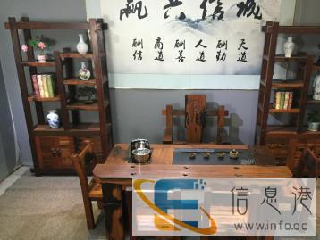 老船木茶几家具茶桌实木茶几仿古中式流水茶桌椅组合