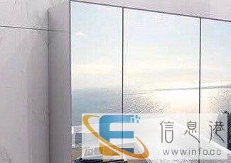 全新不锈钢浴室镜