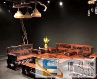 老船木循环流水茶台老船木茶桌椅组合中式景观养鱼茶桌