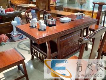 全新抵债榆木茶艺桌