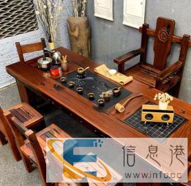 老船木茶桌椅组合古典实木家具现代中式功夫茶几茶桌