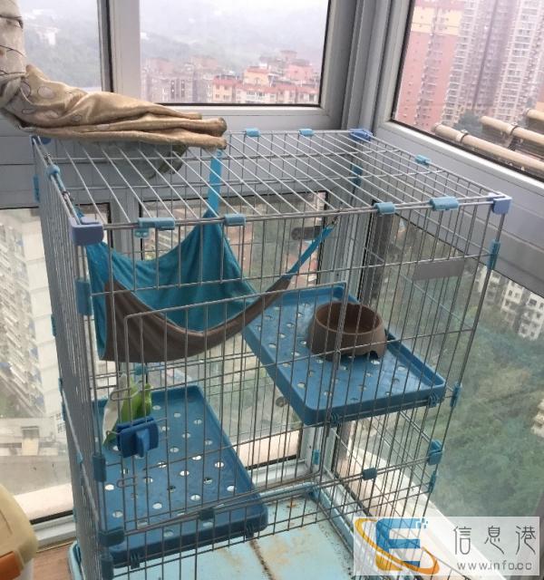三层猫笼9成新