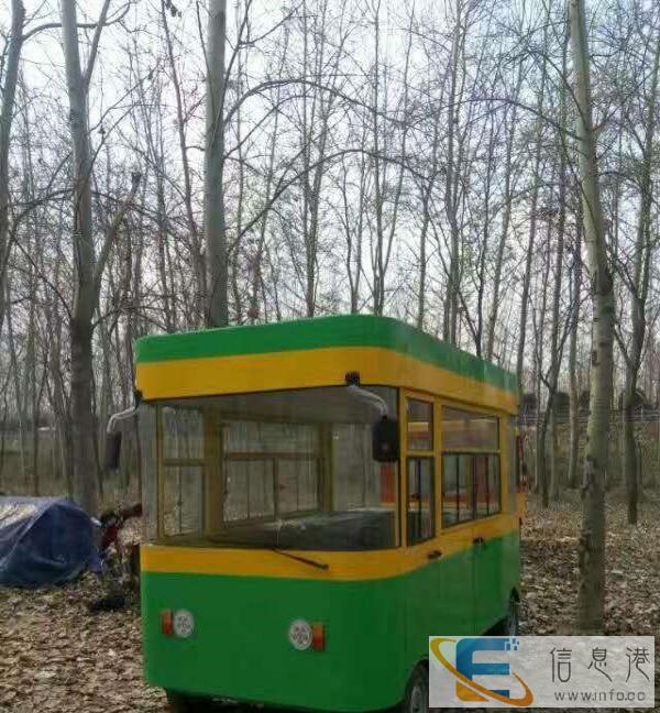 厂家定制巴士四轮早餐车美食餐车快餐车