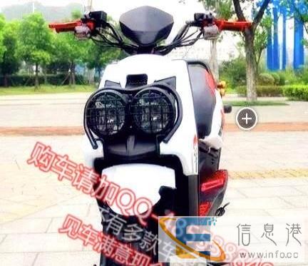 新日电动车风雅12代宝石蓝