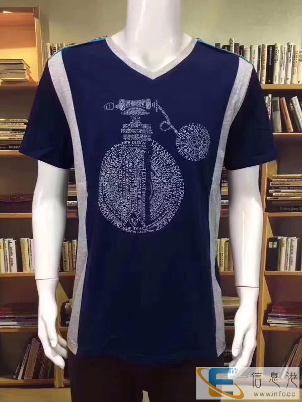 外贸服装夏季男T恤库房低价处理厂家直批清仓处理服装