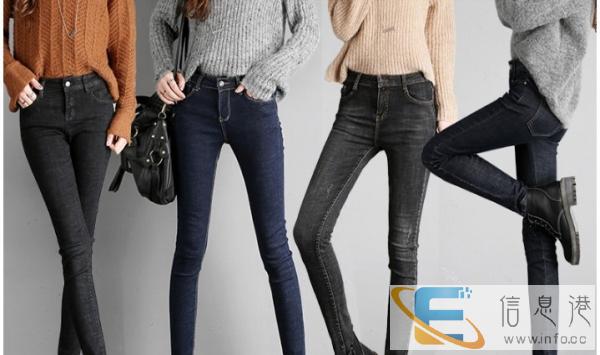 秋款女式长裤常规牛仔裤地摊货源库存牛仔裤杂款便宜称斤牛仔裤批