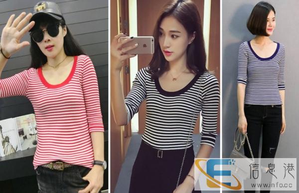 女款大码长款长袖女装T恤批发韩版中长款T恤衫货源批发潮流长袖