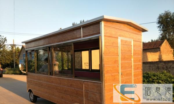 促销电动三轮吃车四轮中巴餐车移动餐车多功能餐车