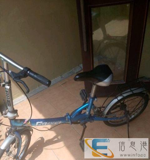 闲置二手折叠自行车