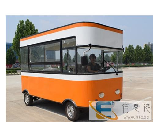 快餐车 多功能 美食电动小吃车房车电动餐车小吃车电动三轮房车