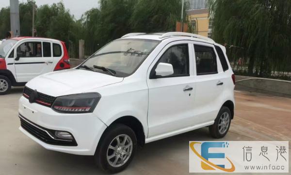 全封闭四轮电动汽车低速纯电动轿车铁壳四轮电瓶车家用电动四轮车