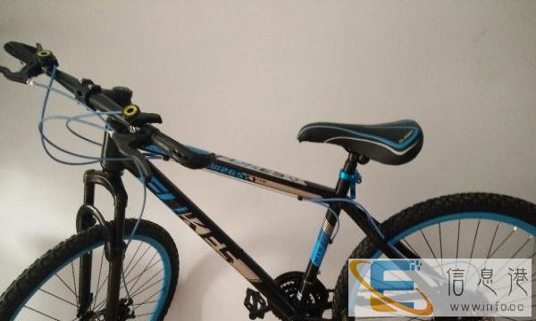 变速山地车,蓝色,特别漂亮