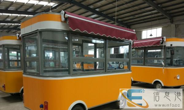 流动早餐车 街景车 电动美食油炸小吃车 广告外展车厂家定做