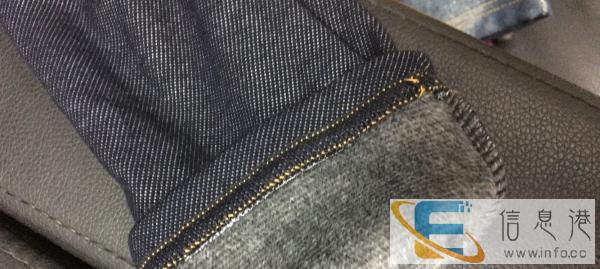 秋装中小童加绒仿牛仔裤