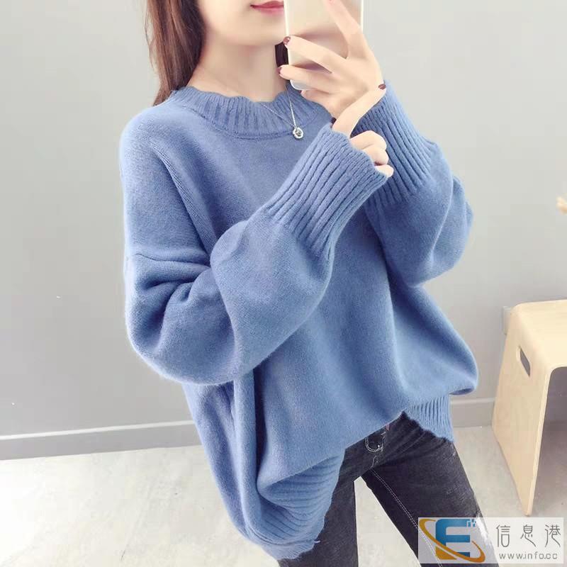 哪里有欧美尾货女装毛衣批发时尚高领打底衫摆夜市摊甩卖毛衣货源