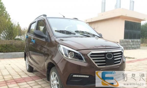 四轮电动车全封闭电动汽车老年代步车油电两用车燃油代步车