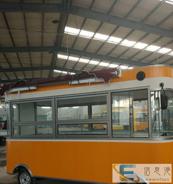 厂家直供关东煮麻辣烫小吃车房车 电动四轮早餐煎饼餐车