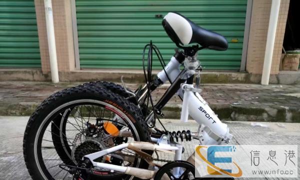 全新20寸折叠减震碟刹变速自行车