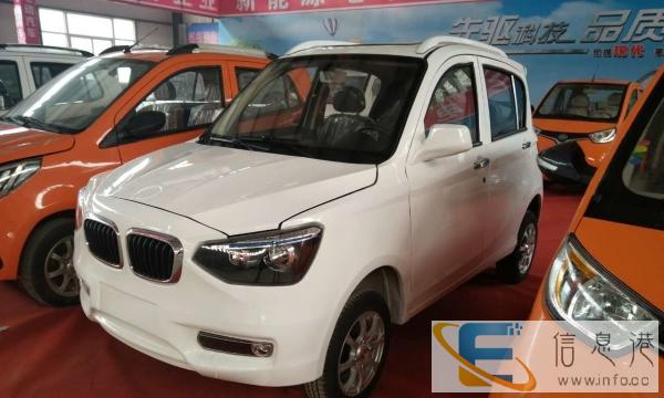 新款全封闭纯电动汽车四轮电动车电动代步车老年代步车