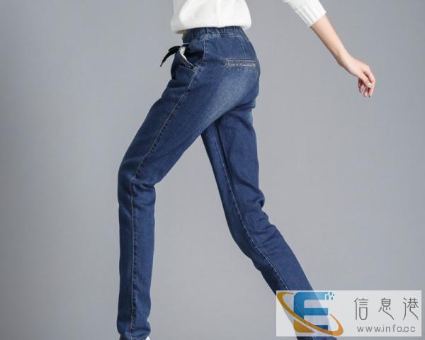 2016秋冬新款高腰牛仔裤女加绒显瘦库存牛仔裤尾货清仓