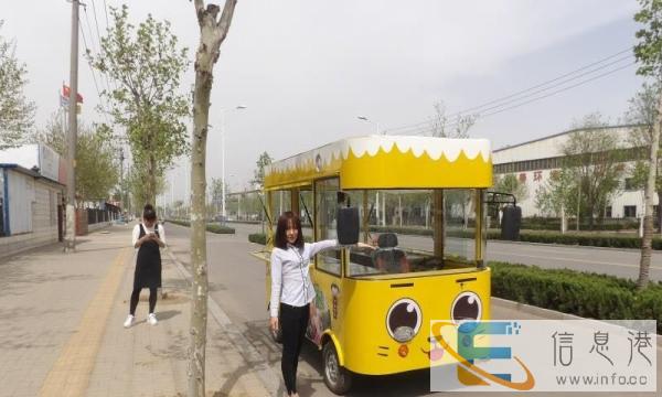 电动三轮餐车电动巴士餐车摆摊车流动商铺外卖车煎饼肉夹馍酸辣粉